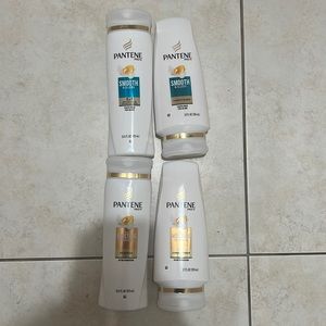 2 pantene shampoo & 2 pantene conditioners 12 FL OZ
